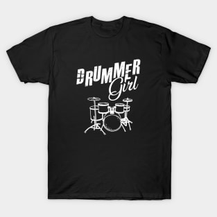 Drummer Girl T-Shirt